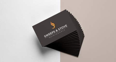 Sweeps and Stove business card design