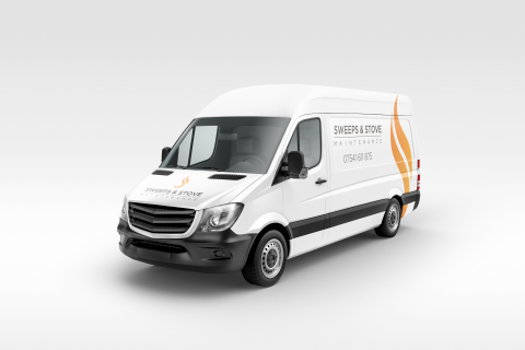 Sweeps and Stove van graphics