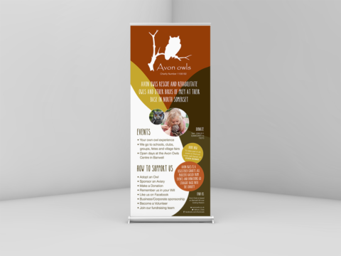 owl event roll up banner